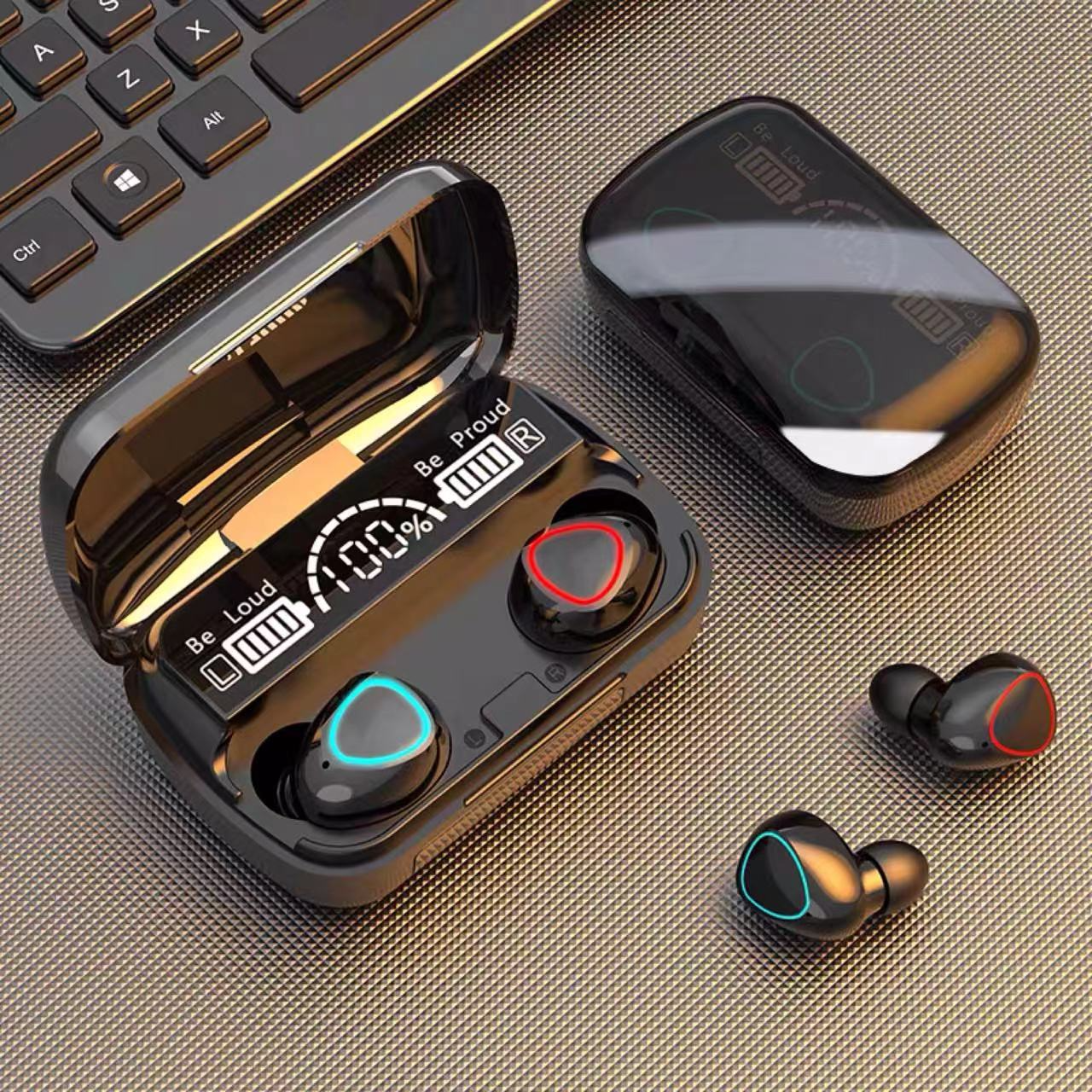 TWS M10 Wireless Earbuds (3500mah Power bank)